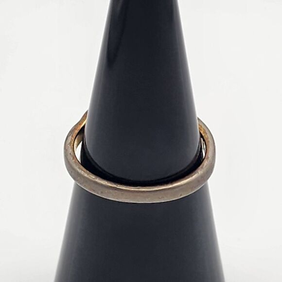 Vintage Uncas 14K GE Purple Glass & CZ Ring (7) - Picture 4 of 8